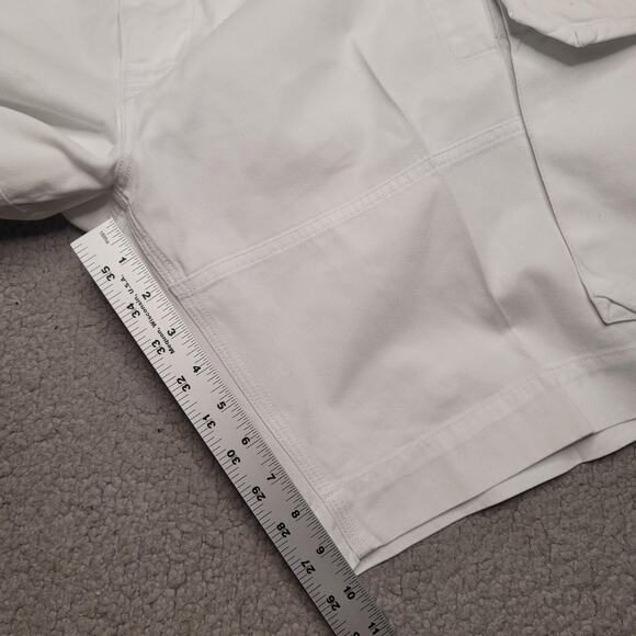 Polo Ralph Lauren Shorts Men 38 White Graphic Cargo Utility Pockets Twill Preppy - Picture 8 of 11